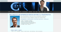 Desktop Screenshot of crea-group.be